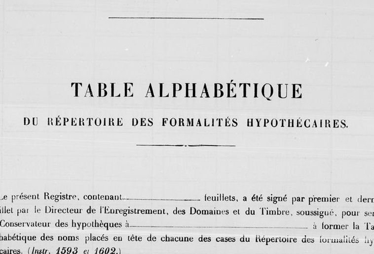 Etape 1. Rechercher sur les indicateurs et tables alphabétiques