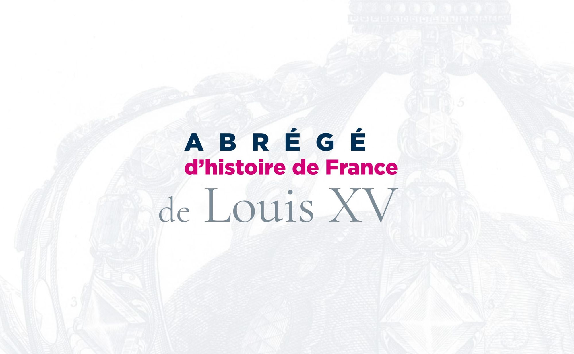 Un livre d'Histoire pour un Roi