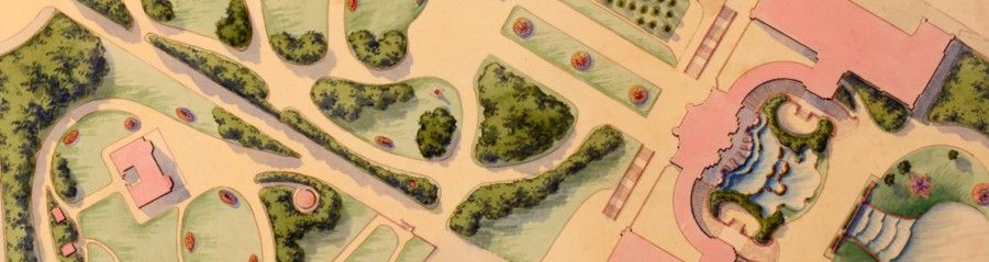 Détail du parc Longchamp à Marseille (AD78 | 141J 25)