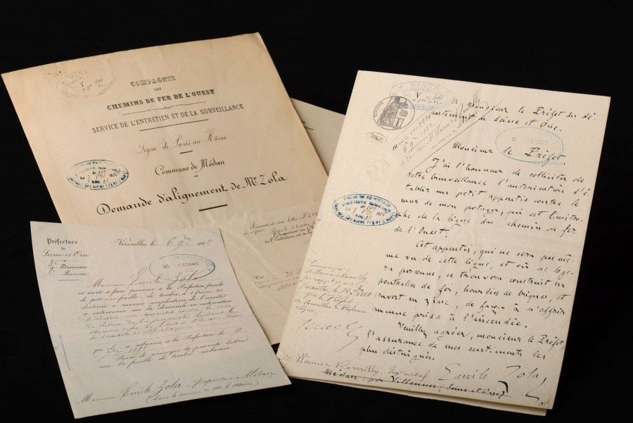 La maison de Zola à Médan, une villégiature en bord de voie ferrée